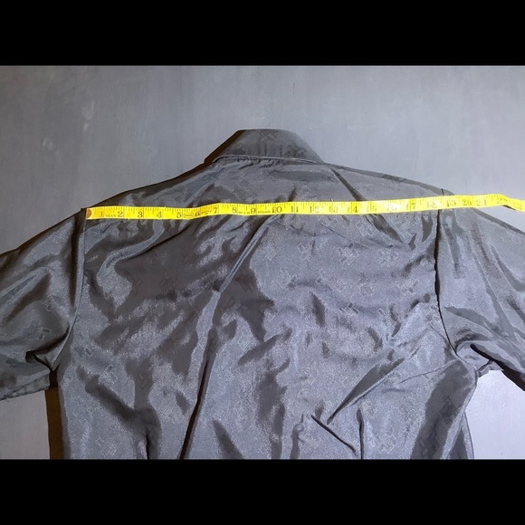 Wayne Scott | Men’s 1970s Short Sleeve Button Down Shirt | Size L 16-16.5 - Picture 5 of 6